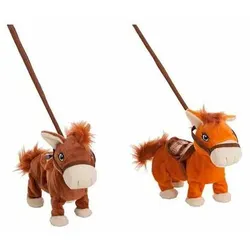 Bewegliches Plüschtier Pferd Sound 26 cm
