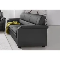 sit&more 3-Sitzer "Pisa", schwarz,