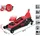 KS Tools Wagenheber Aluminium 90-360 mm grau/rot