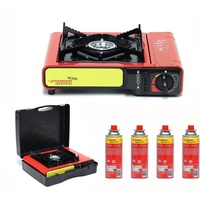 Rothenberger Industrial Campingkocher Gourmet RS 220 mit 4x RoButan
