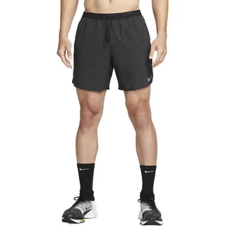 Nike Dri-FIT Stride 7" Brief-Lined Laufshorts Herren 010 black/black/reflective silv XXL