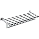 Brillantbad BOMEGA Handtuchablage Messing Chrom poliert 655x110x215 mm für Bad & Küche >> zum Bohren