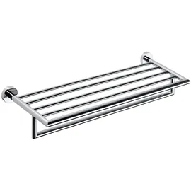 Brillantbad BOMEGA Handtuchablage Messing Chrom poliert 655x110x215 mm für Bad & Küche >> zum Bohren