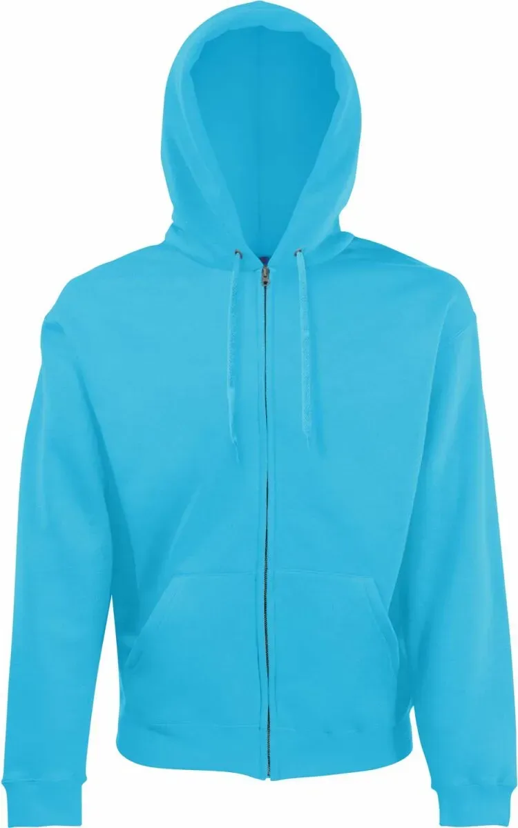 Fruit of the Loom Herren Classic Hooded Sweatjacke 62-062-0 azure blue XXL