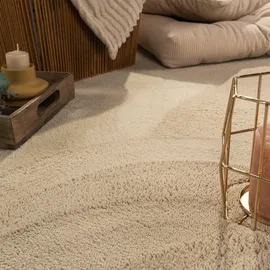 Paco Home Cadiz 630 Kurzflorteppich 240 x 340 cm dunkelbeige
