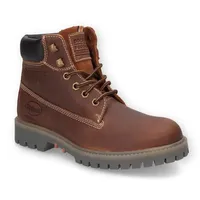 Dockers by Gerli Damen Combat Boots, Frauen Stiefeletten,warm gefüttert,uebergangsstiefel,schnürstiefel,Winterstiefel,Desert,37 EU - 37 EU