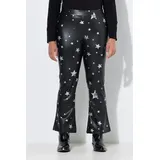 Angel Of Style by Happy Size Angel of Style Schlupfhose Leggings Lederoptik Schwarz 58