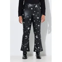Angel Of Style by Happy Size Angel of Style Schlupfhose Leggings Lederoptik Schwarz 58