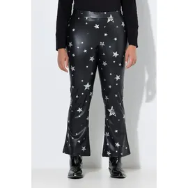 Angel Of Style by Happy Size Angel of Style Schlupfhose Leggings Lederoptik Schwarz 58