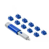 Smartkeeper ESSENTIAL 10x RJ45 Port Blockers+1x Lock Key Basic Blau