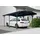 Floraworld Einzelcarport 300 x 5,05 m anthrazit inkl. Regenrinne