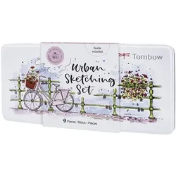 Tombow 9-tlg. Malset »Urban Sketching«
