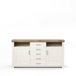 set one by Musterring Sideboard York Dekor Pino-Aurelio / Eiche Artisan