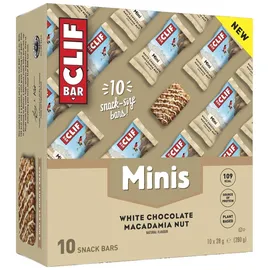 Clif Bar Unisex Clif Bar MINI Riegel White Chocolate Macadamia Karton (10 x