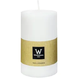 Wiedemann Kerzen 100% Stearin Kerze Weiß 100 x Ø 68 mm