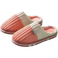 Generisch Hausschuhe Damen PlüSch Atmungsaktive Hausschuhe Winter Gästepantoffeln Mit Rutschfester Sohle Gemütliche Indoor Pantoffeln Für Hotel (36) - 36 EU