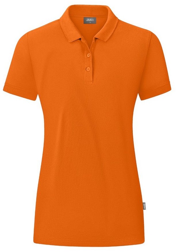 Jako Poloshirt Organic Poloshirt Damen Nachhaltiges Produkt orange 36