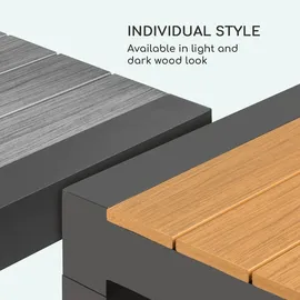 Blumfeldt Menorca Expand Gartentisch 213 x 95 x 76 cm Grau