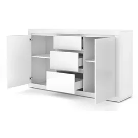 petits-meubles Sideboard 150 x 89 cm Weiß