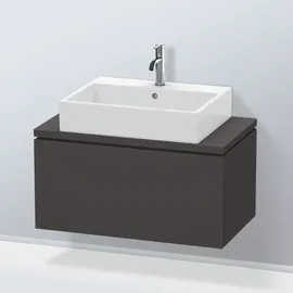 Duravit Waschtischunterschrank Compact L-Cube 82x47,7cm, graph matt, f Kons, 1 Auszug