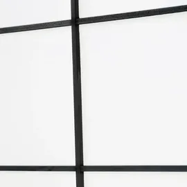 Homestyle4u Paravent Shoji in Schwarz 220x175 cm 283