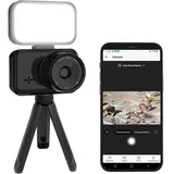 Somikon 4K-WLAN-Zeitrafferkamera, App, 20 m Farb-Nachtsicht, PIR-Sensor, Akku