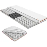 Octasleep Smart Plus Topper 120x200 + Kissen - kühlende Matratzenauflage mit Federn aus Memory Foam - 3 Zonen für ideale Unterstützung - Härtegrad 3 -Öko-Tex Zertifiziert - atmungsaktiver Topper