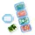 Emsa Clip & Close rechteckig blau 0,8 l 5-teiliges Set