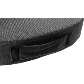 Powerton Orthopädisches Kissen, druckfeste Kunststoffspitze, ergonomisch, schwarz, Schaum mit Memory-Effekt,