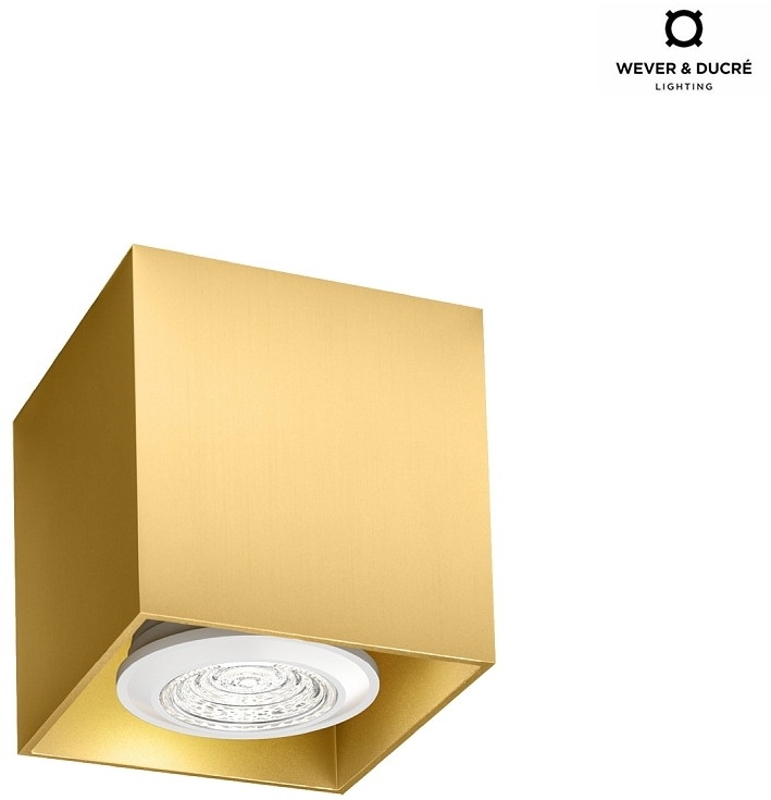 Wever & Ducré Deckenleuchte BOX 1.0 PAR16, GU10 max. 12W, Gold WEV-146120G0