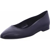 TAMARIS Ballerina Leder flach, schwarz, 39 EU