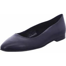 TAMARIS Ballerina Leder flach, schwarz, 39 EU