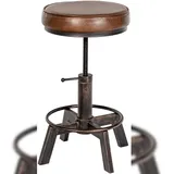 CLP Hocker Destin Kunstleder Bronze
