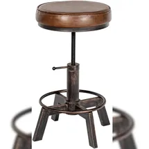 CLP Hocker Destin Kunstleder Bronze