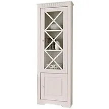 OTTO home Vitrine Lisa 60 x 35 x 180 cm Weiß