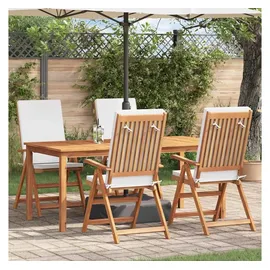 vidaXL Gartenstuhl 57 x 71,5 x 104 cm braun 4 St.