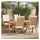 vidaXL Gartenstuhl 57 x 71,5 x 104 cm braun 4 St.
