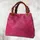 toscanto Leder Handtasche, Umhängetasche Toscanto Tasche pink, braun ca. 31cm | Gr.: onesize
