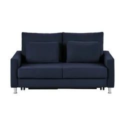 Schlafsofa blau - Mikrofaser Fürth ¦ blau ¦ Maße (cm): B: 186 H: 90 T: 95