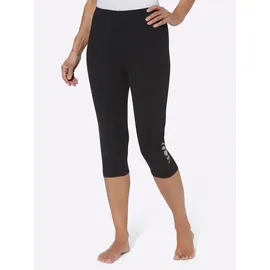 Sieh an! Caprileggings Hosen Schwarz 50