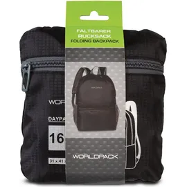 Worldpack Faltbarer Rucksack", 16l | schwarz