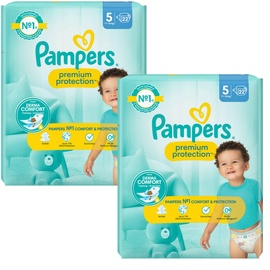 Pampers Pampers® Windeln premium Protection Gr. 5 Junior (11-16 kg) für Babys und Kleinkinder (4-18 Monate), 22 St.