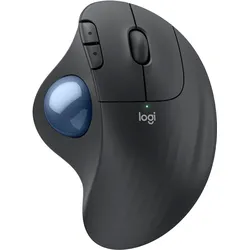 Logitech ERGO M575S Kabellose Trackball-Maus, schwarz