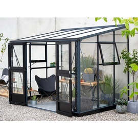 Juliana Veranda Alu anthrazit ESG 3 mm 6,6 m²