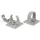 HellermannTyton Hellermann TYTON IWS-Wellrohrhalter CTCC-IWS29-MB43-GY20