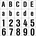 99221 003 F F gross 60mm Buchstabe
