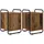 vidaXL Nachtschrank 2 Stk. 40 x 40 x 50 cm Braun