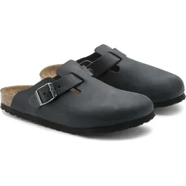 Birkenstock Boston Nubukleder geölt schwarz 38