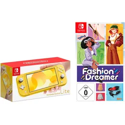 Nintendo Switch Spielekonsole »Lite + kostenloses Spiel "Fashion Dreamer"« Nintendo Switch gelb