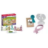 SCHLEICH 42612 Hindernisse Zubehör, für Kinder ab 5-12 Jahren, Horse Club - & 42538 Accessoires Turnier